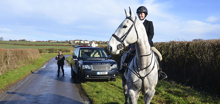 Meet with the Blackmore Vale foxhunt